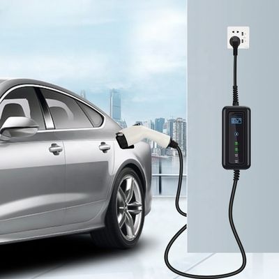 Accueil Type 2 32A 7KW Station de recharge de véhicule électrique portable avec câble de 5 m et sortie 3,5KW
