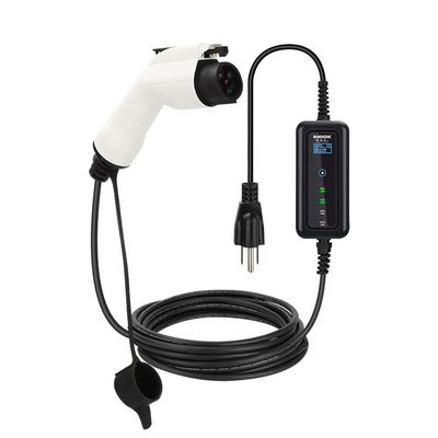8-32A Chargeur réglable pour véhicules électriques GBT Type1 Type2 3,5 kW 7 kW 11 kW 22 kW pour la portabilité des véhicules électriques