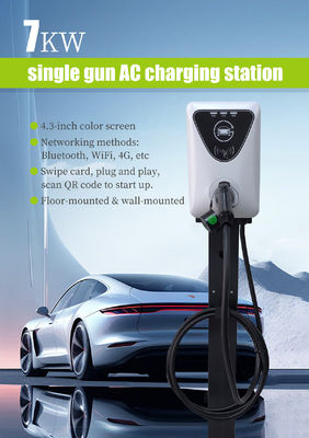 Chargeur de véhicule électrique de type 2 à courant réglable Sécurité du véhicule électrique